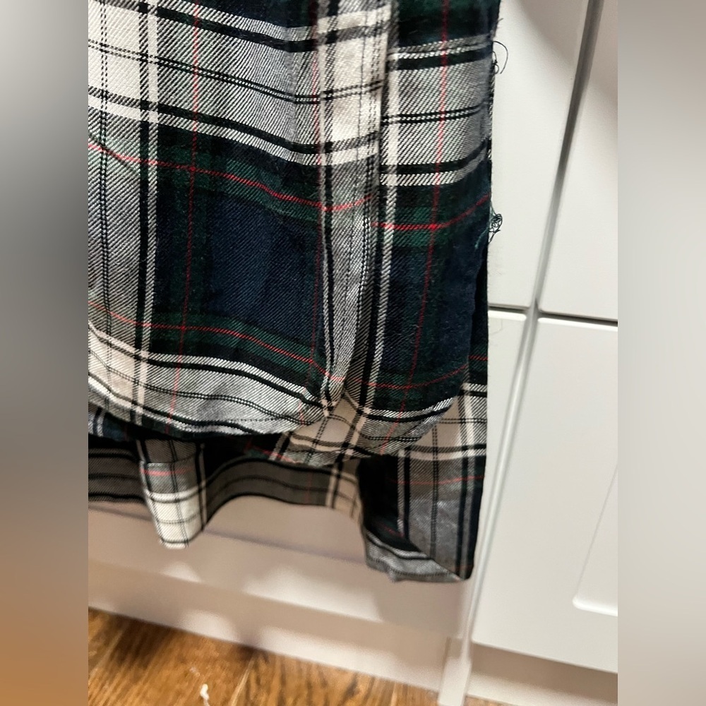 Tommy Hilfiger Green and white Plaid Shirt dress (MB1) - Picture 10 of 17